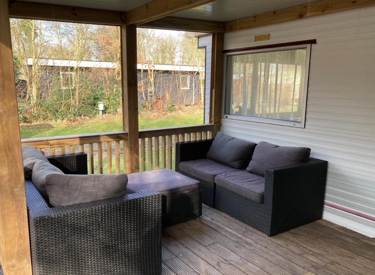 Chalet 'T Rijsterbos Op Camping Met Zwembad! Villa Exteriör bild