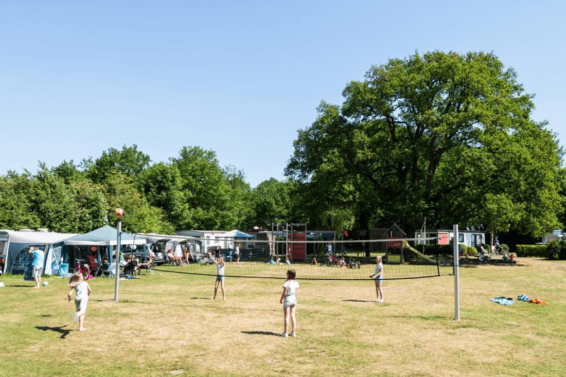 Chalet 'T Rijsterbos Op Camping Met Zwembad! Villa Exteriör bild